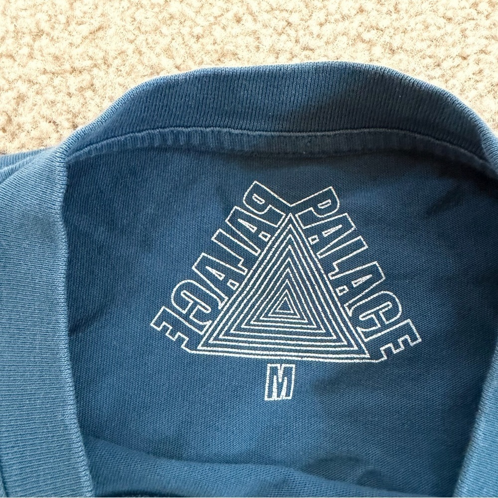 Palace TRI-TEX T-SHIRT Blue - Size M - Picture 3 of 4